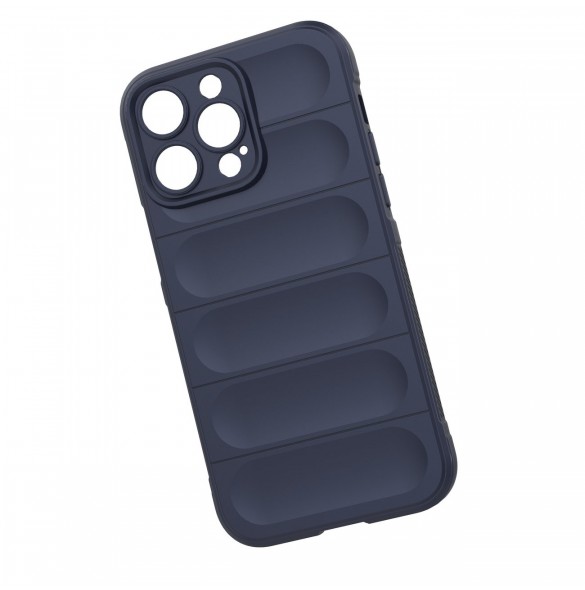 Magic Shield Case-fodral till iPhone 14 Pro Max elastiskt pansarfodral i vinröd