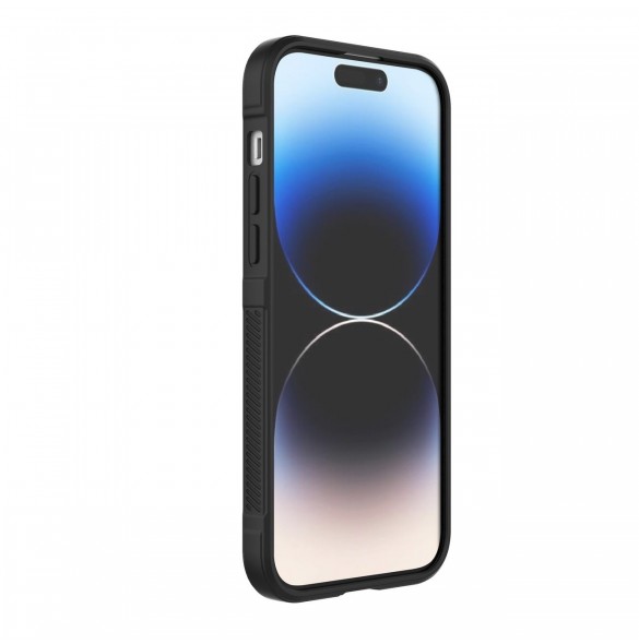 Magic Shield Case-fodral för iPhone 14 Pro Max flexibelt bepansrat mörkblått skal