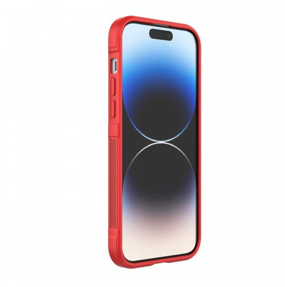 Magic Shield Case-fodral för iPhone 14 Pro Max flexibelt bepansrat mörkblått skal