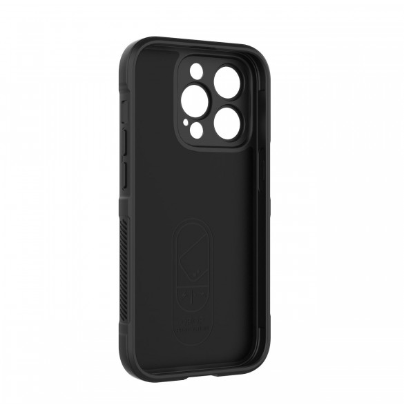 Magic Shield Case-fodral till iPhone 14 Pro elastiskt pansarskal i vinrött