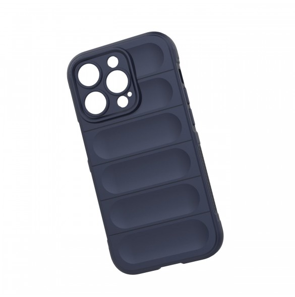Magic Shield Case-fodral till iPhone 14 Pro elastiskt pansarskal i vinrött