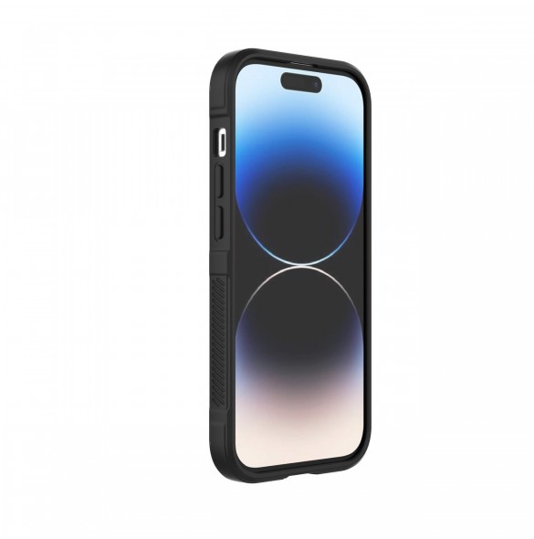 Magic Shield Case-fodral till iPhone 14 Pro elastiskt pansarskal i vinrött