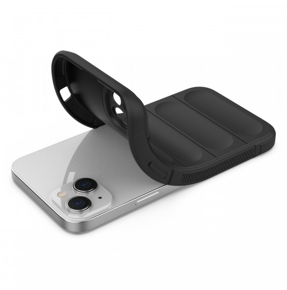 Magic Shield Case fodral för iPhone 14 Plus flexibelt pansarskal svart