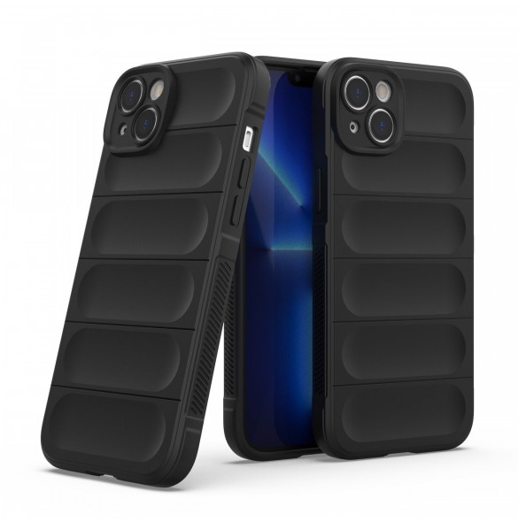 Magic Shield Case-fodral för iPhone 14 Plus flexibelt bepansrat mörkblått skal