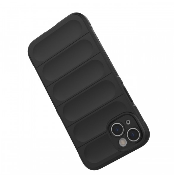 Magic Shield Case-fodral för iPhone 14 Plus flexibelt bepansrat mörkblått skal