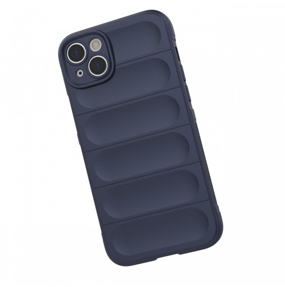 Magic Shield Case-fodral för iPhone 14 Plus flexibelt pansarfodral ljusblått