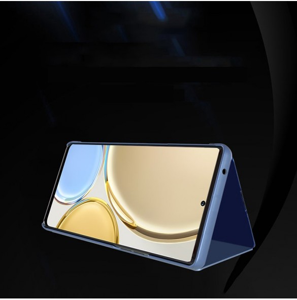 Clear View-fodral för Honor X9 / X9 5G / X30 / Magic4 Lite flip-fodral svart