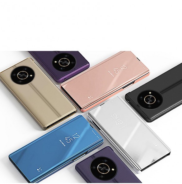Clear View-fodral för Honor X9 / X9 5G / X30 / Magic4 Lite flip-fodral svart