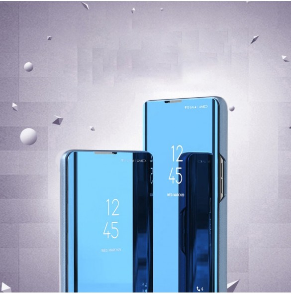 Clear View Fodral skal för Huawei nova 8i skal med en flik svart