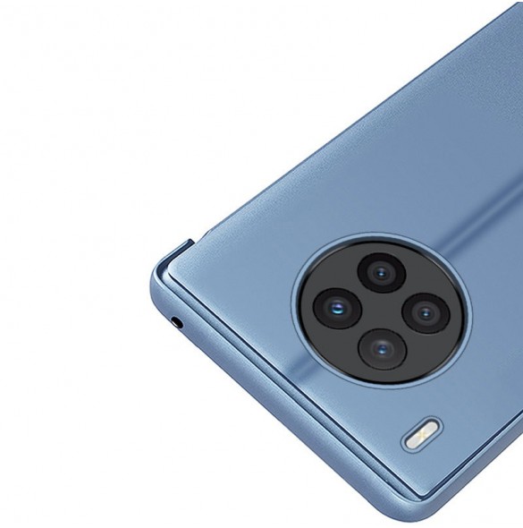Clear View Fodral skal för Huawei nova 8i skal med en flik svart