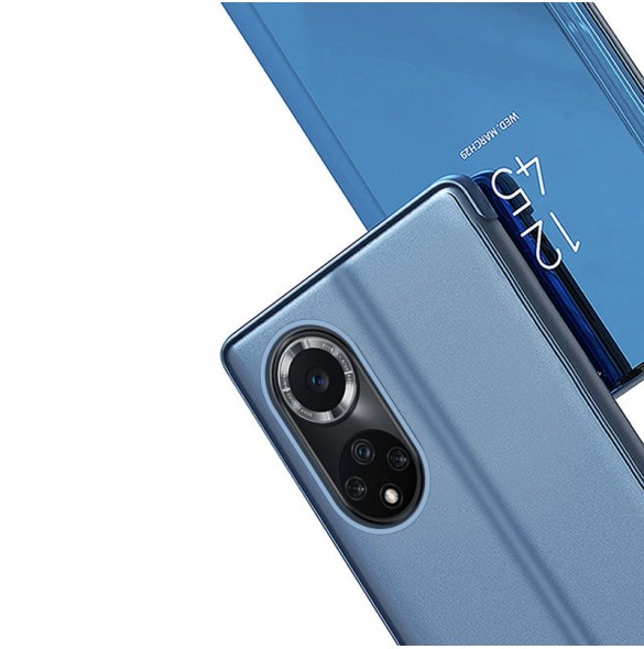 Clear View-fodral för Huawei nova 9 flip-fodral svart