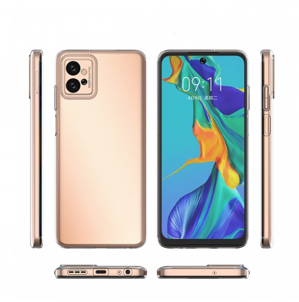 Ultra Clear 0,5 mm fodral för Motorola Moto G32 tunt skal transparent