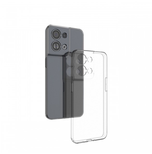 Ultra Clear 0,5 mm fodral för Oppo Reno 8 tunt skydd transparent