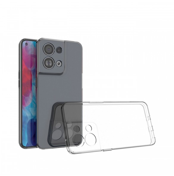 Ultra Clear 0,5 mm fodral för Oppo Reno 8 Pro tunt fodral transparent