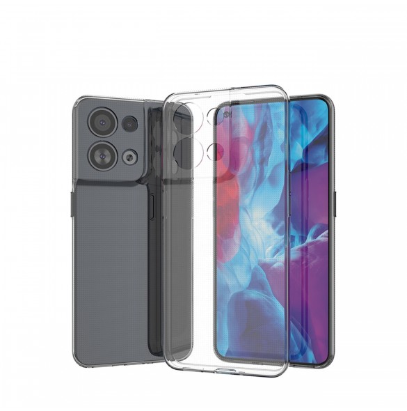 Ultra Clear 0,5 mm fodral för Oppo Reno 8 Pro tunt fodral transparent