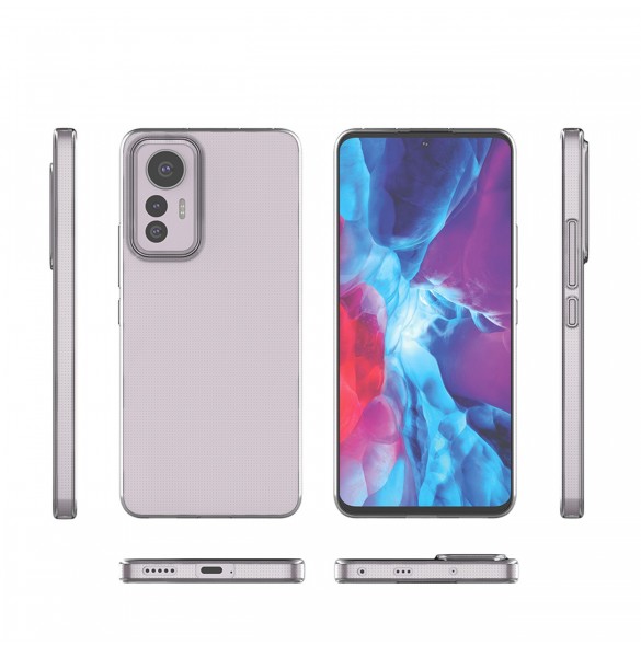 Ultra Clear 0,5 mm fodral för Xiaomi 12 Lite tunt fodral genomskinligt