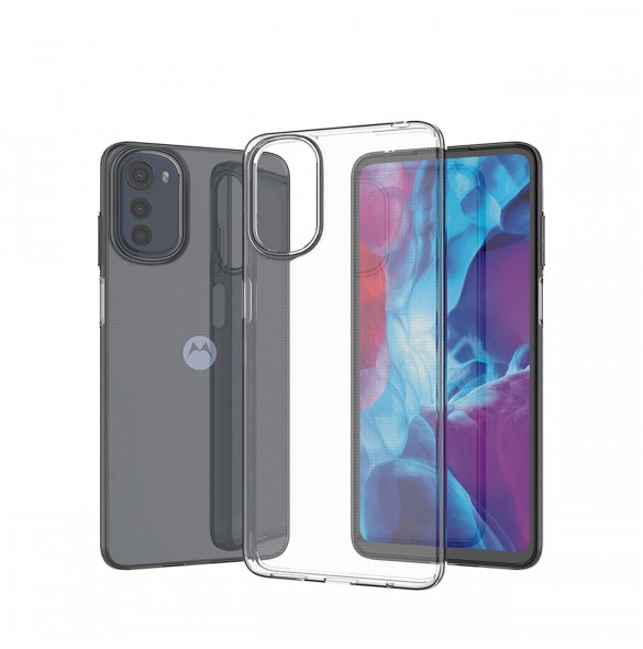Ultra Clear 0,5 mm fodral för Motorola Moto E32 tunt skal transparent