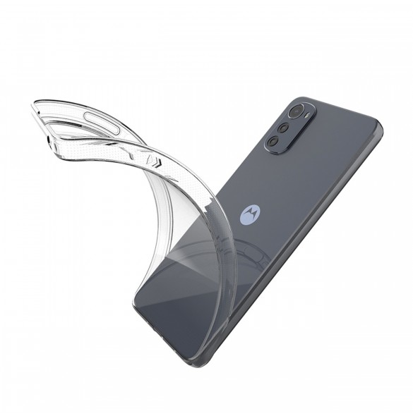 Ultra Clear 0,5 mm fodral för Motorola Moto E32 tunt skal transparent