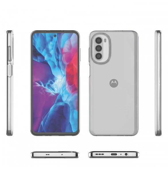 Ultra Clear 0,5 mm fodral för Motorola Moto G82 5G / Moto G52 tunt skal transparent