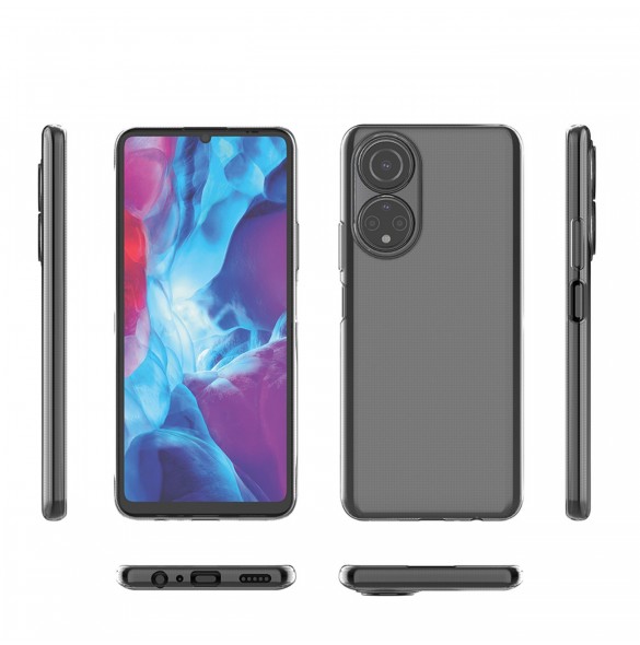 Ultra Clear 0,5 mm fodral för Honor X7 / Honor Play 30 Plus tunt transparent fodral