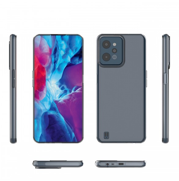 Ultra Clear 0,5 mm fodral för Realme C31 tunt genomskinligt lock