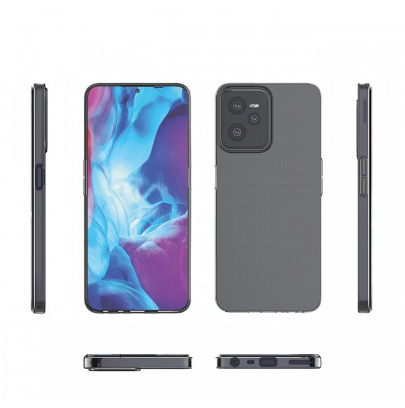 Ultra Clear 0,5 mm fodral för Realme C35 tunt genomskinligt lock