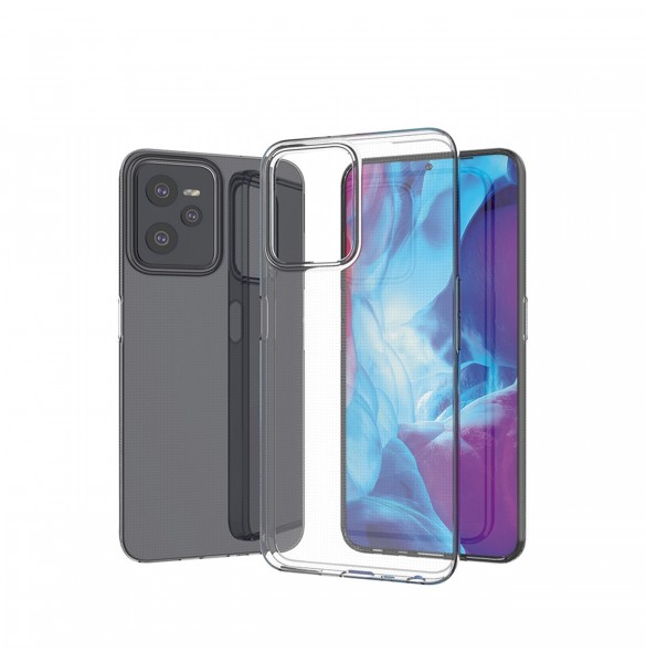 Ultra Clear 0,5 mm fodral för Realme C35 tunt genomskinligt lock