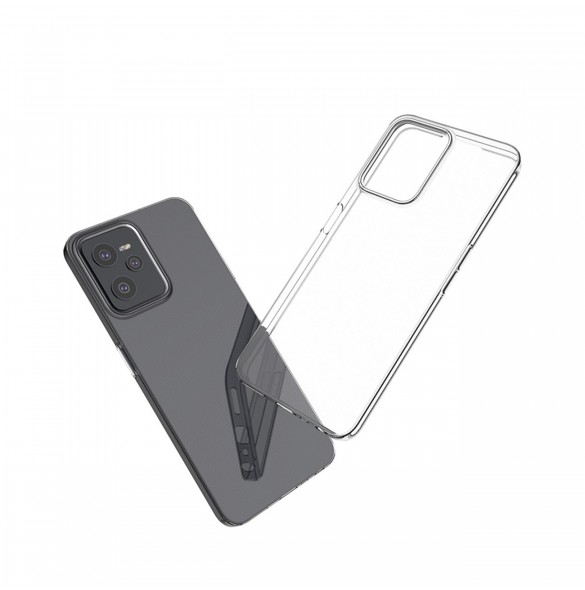 Ultra Clear 0,5 mm fodral för Realme C35 tunt genomskinligt lock
