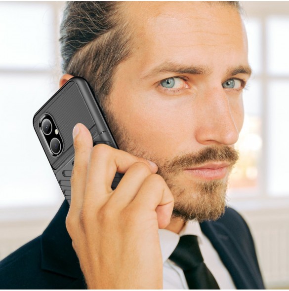 Thunder Case Xiaomi Poco M4 5G silikon pansarfodral svart