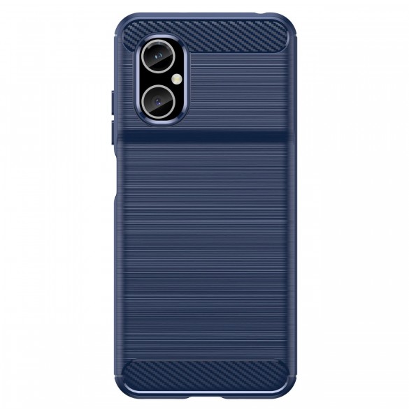Carbon Case Cover för Xiaomi Redmi Note 11E /Redmi 10 5G / Redmi 10 Prime+ 5G / Poco M4 5G Flexibelt Silikon Carbon Cover Blu