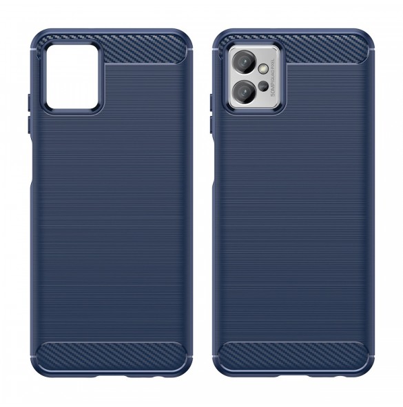 Carbon Case för Realme Narzo 50 5G flexibel silikon kolfodral svart