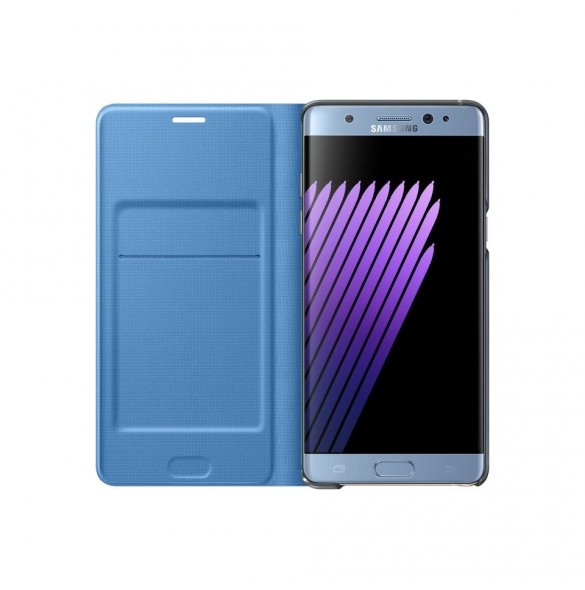 Samsung EF-NN930PLEGWW LED View Cover vikbart fodral till Samsung Galaxy Note7 - Blå