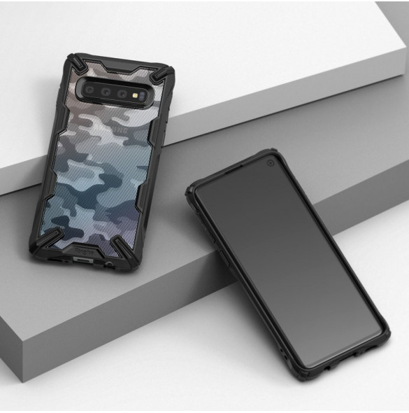 Svart och väldigt snyggt skydd till Samsung Galaxy S10.