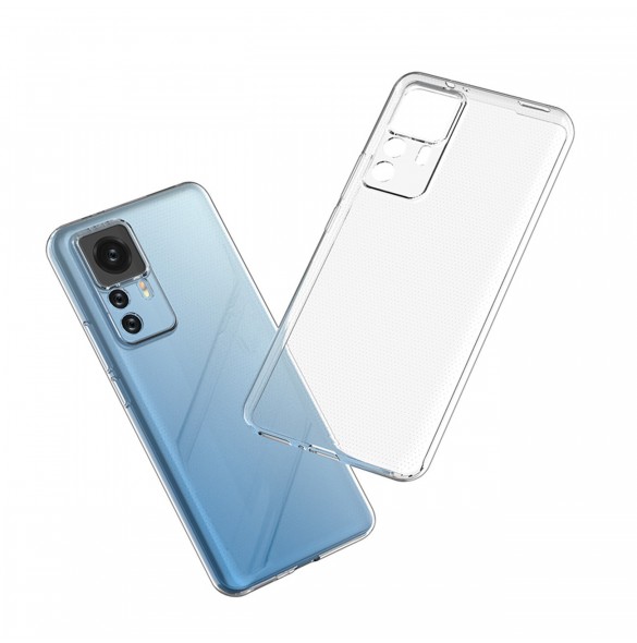 Ultra Clear 0,5 mm fodral för Xiaomi 12T Pro / Xiaomi 12T tunt fodral genomskinligt
