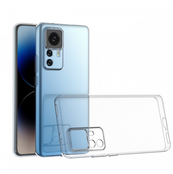 Ultra Clear 0,5 mm fodral för Xiaomi 12T Pro / Xiaomi 12T tunt fodral genomskinligt