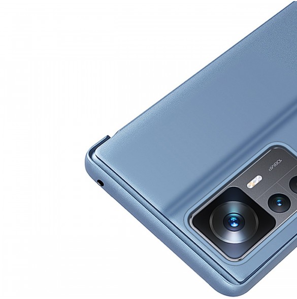 Clear View-fodral för Xiaomi 12T Pro / Xiaomi 12T flip-fodral svart