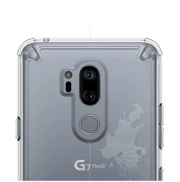 Genomskinligt och väldigt snyggt skydd till LG G7 ThinQ.