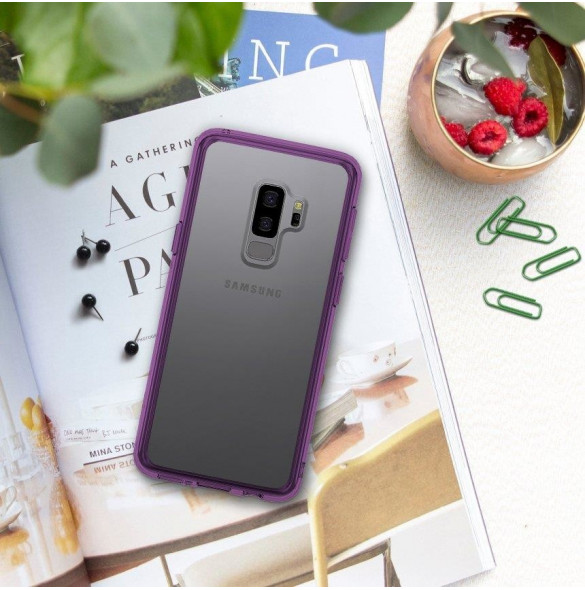 Lila och väldigt snyggt fodral till Samsung Galaxy S9 Plus G965.
