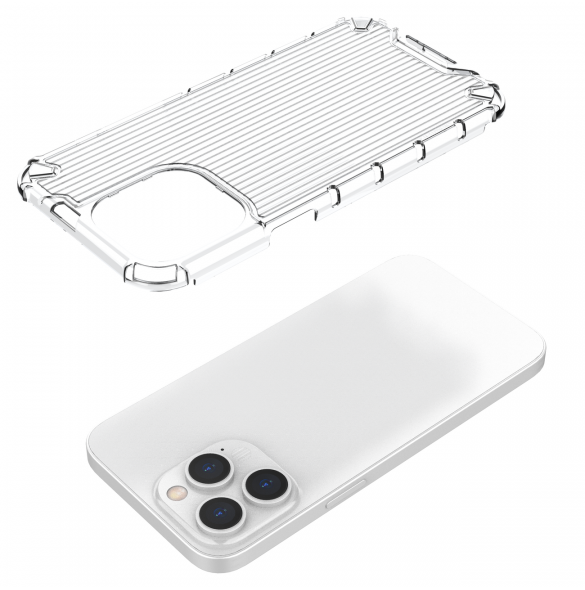 Ombre Protect Fodral för iPhone 14 Pro pansarskal rosa och blå