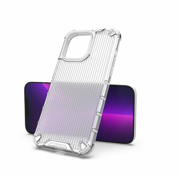 Ombre Protect Fodral för iPhone 14 Pro pansarskal rosa och blå