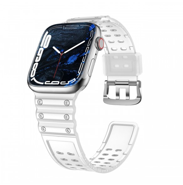 Rem Trippelskydd Apple Watch SE Band, 9, 8, 7, 6, 5, 4, 3, 2, 1 (41, 40, 38 mm) Armband Transparent