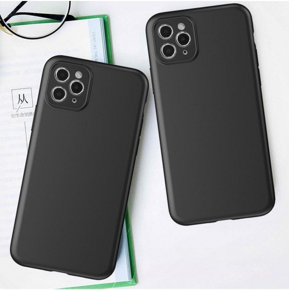 Mjukt fodral för Samsung Galaxy A34 5G tunt silikonfodral svart