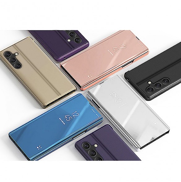 Clear View Fodral fodral för Samsung Galaxy A54 5G flip fodral svart
