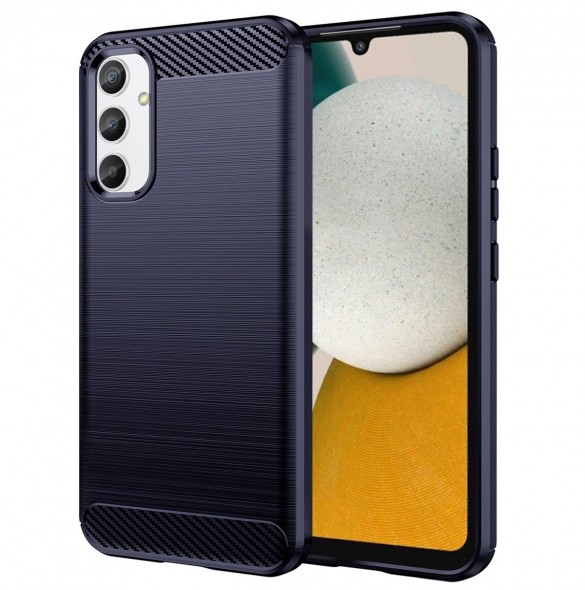 Kolfodral för Samsung Galaxy A54 5G flexibelt silikon kolfodral blå