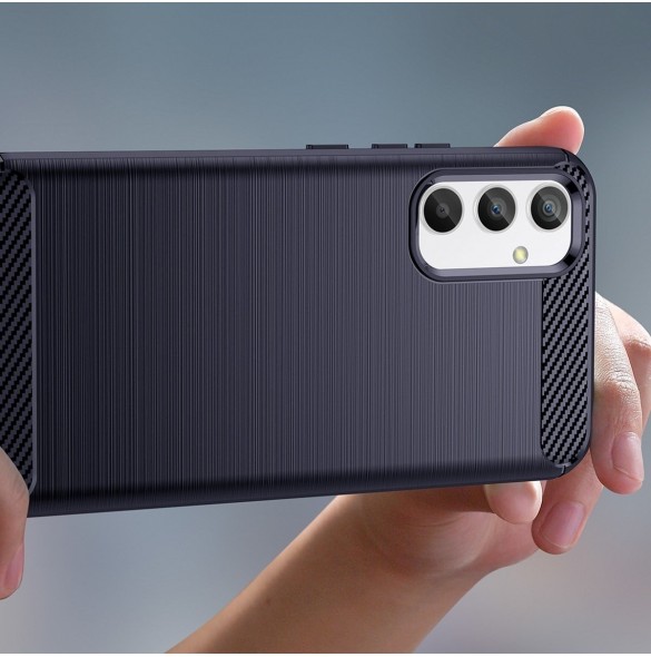Kolfodral för Samsung Galaxy A54 5G flexibelt silikon kolfodral blå