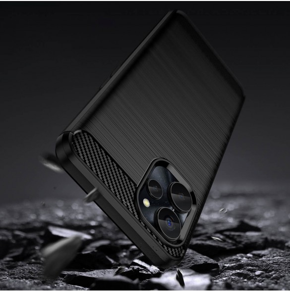 Kolfodral för Realme 10 5G / Realme 9i 5G Flexibelt silikonkolskydd Svart