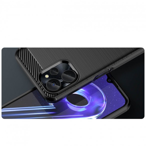 Kolfodral för Realme 10 5G / Realme 9i 5G Flexibelt silikonkolskydd Svart