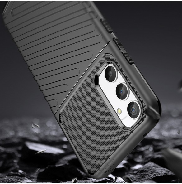 Thunder Fodral för Samsung Galaxy A34 5G silikon pansarfodral blå