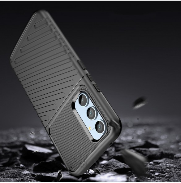 Thunder Fodral för Samsung Galaxy A54 5G silikon pansarfodral blå