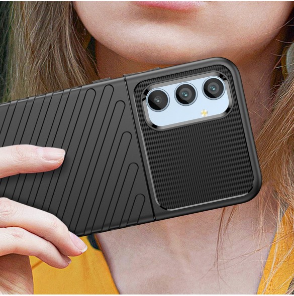 Thunder Fodral för Samsung Galaxy A54 5G silikon pansarfodral blå